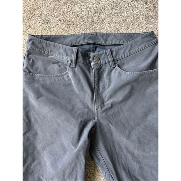 LULULEMON ABC Pocket Pant Utilitech, iron blue $128 Sz 32 C51 - Picture 3 of 8